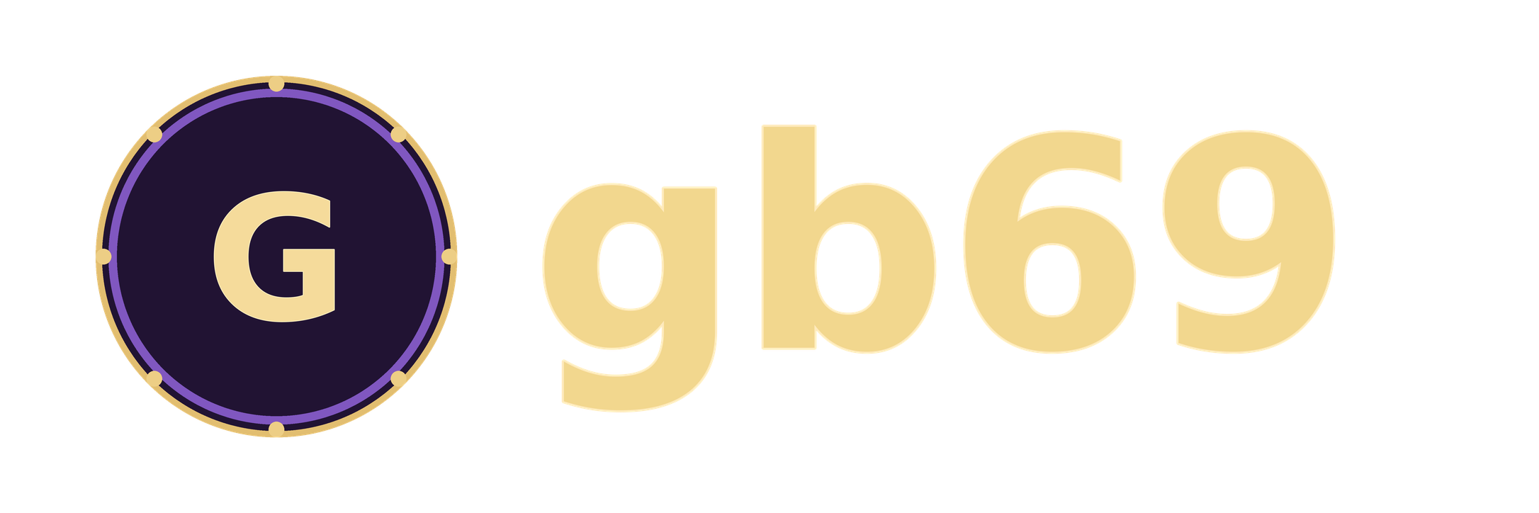 โลโก้ gb69 สีม่วงทอง